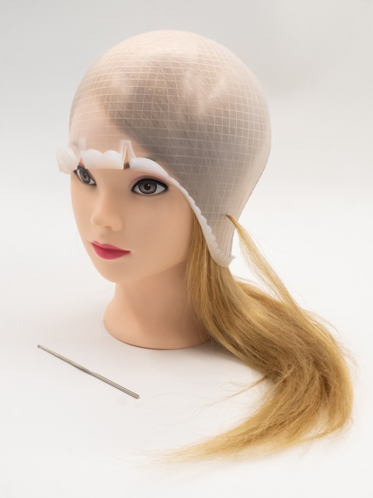 Шапочка для мелирования волос (силиконовая) с отверстиями