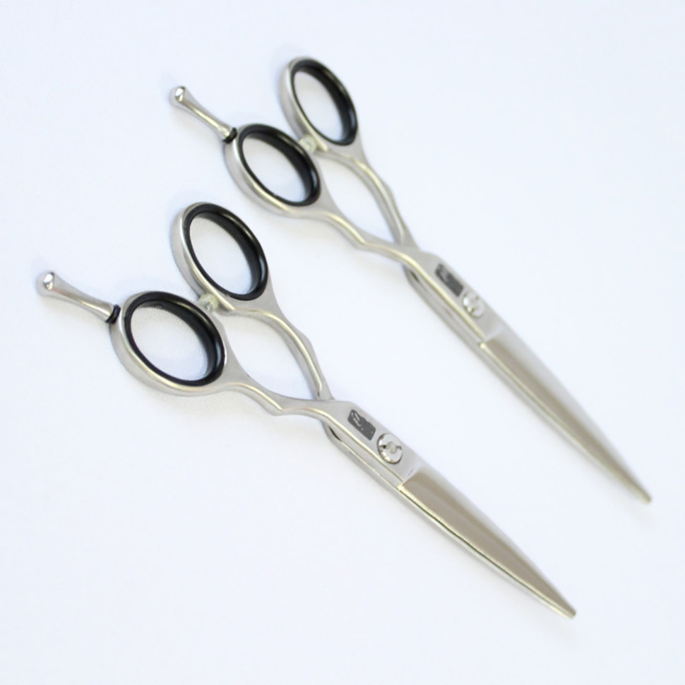 Профессиональные парикмахерские ножницы для стрижки, прямые с микронасечкой, Юж. Корея