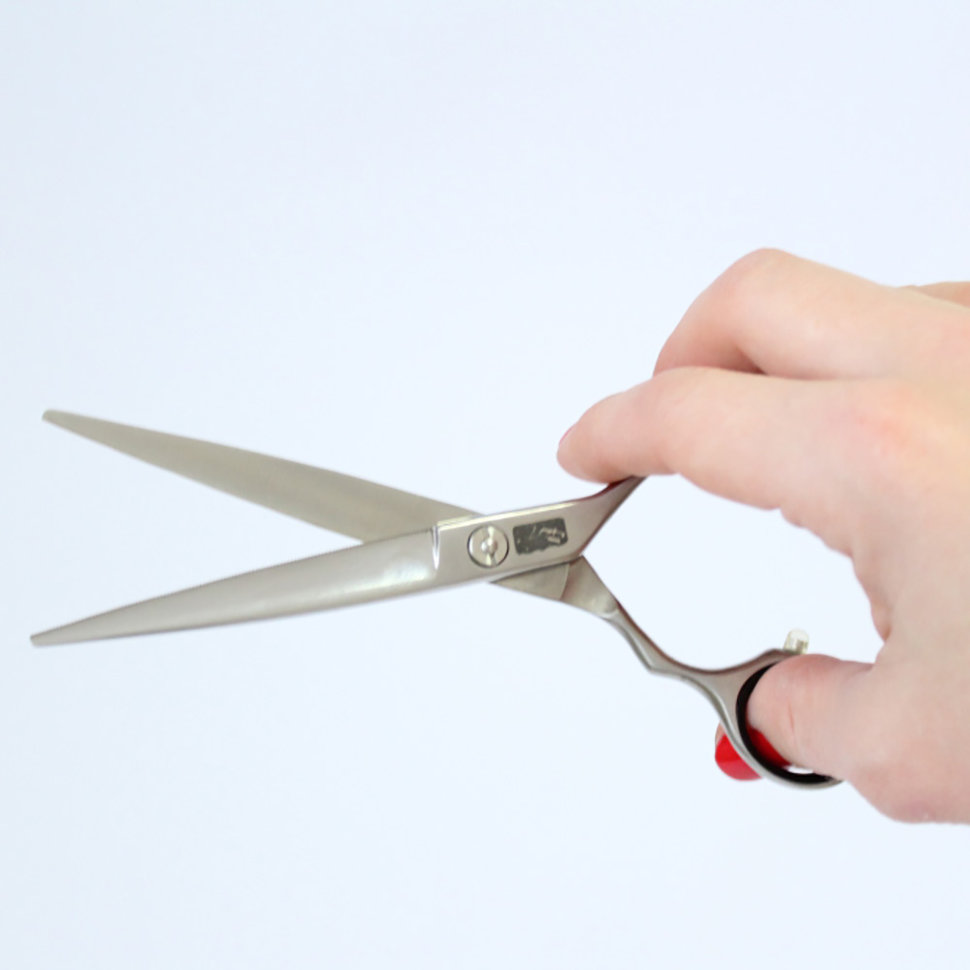 Профессиональные парикмахерские ножницы для стрижки, прямые с микронасечкой, Юж. Корея