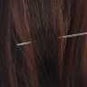 Голова-манекен 70% животный волос, 30% термоволокно, 60 см, Каштан